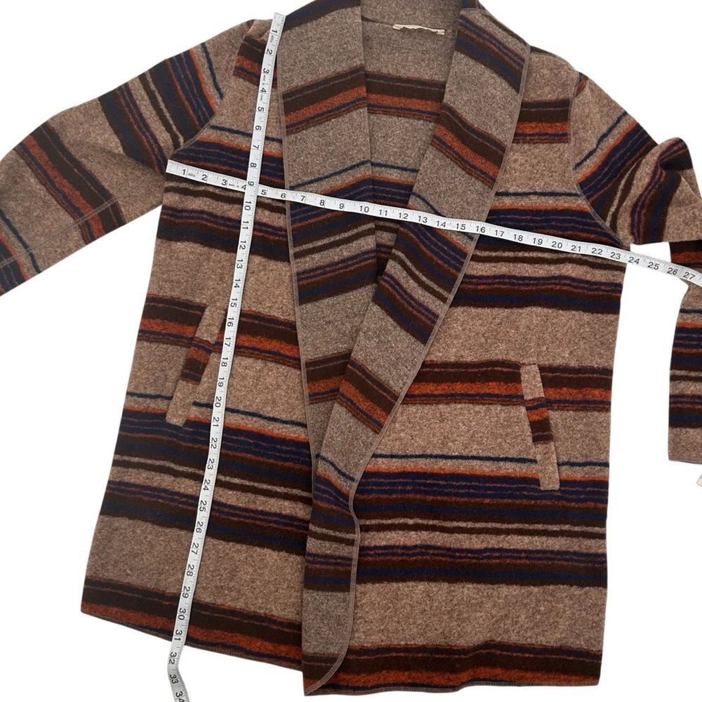 Soft Surroundings Multi-Color Stripe Wool Blend O… - image 4